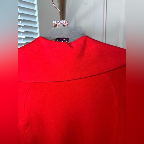 54. SPANX Bright Red Half-Zip Pullover - Picture 3 of 6
